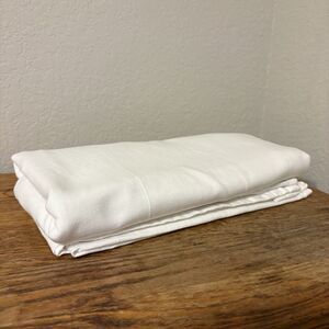 Ikea LENDA Curtain 55x98" 1 Panel White 100% Cotton